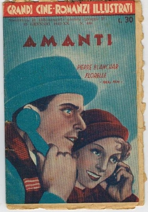 GRANDI CINE-ROMANZI ILLUSTRATI | I magazine side cover Issue 668 January 1942