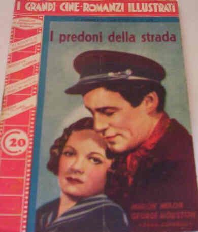 GRANDI CINE-ROMANZI ILLUSTRATI | I magazine side cover Issue 470 29 February 1940