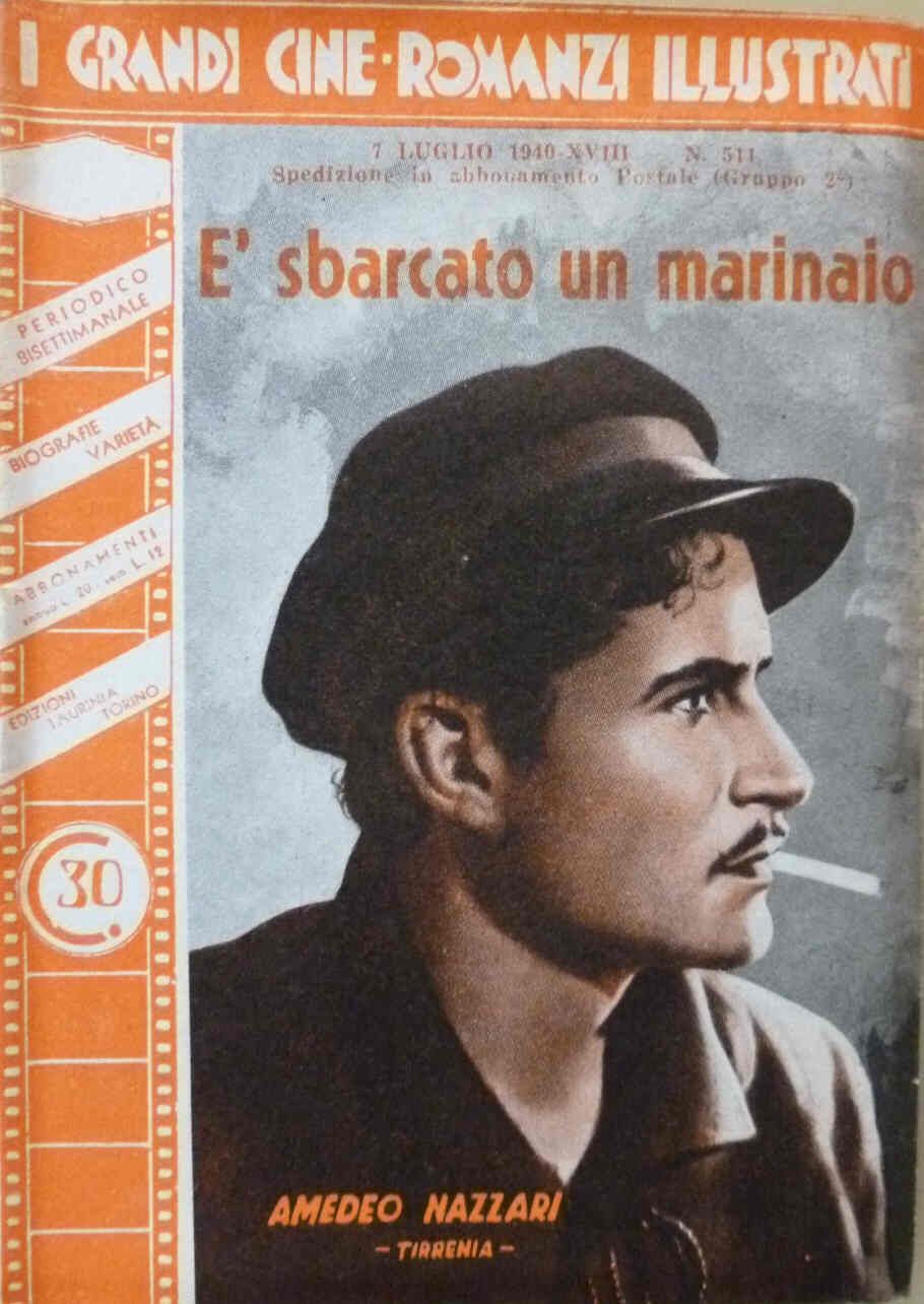 GRANDI CINE-ROMANZI ILLUSTRATI | I magazine side cover Issue 511 7 July 1940
