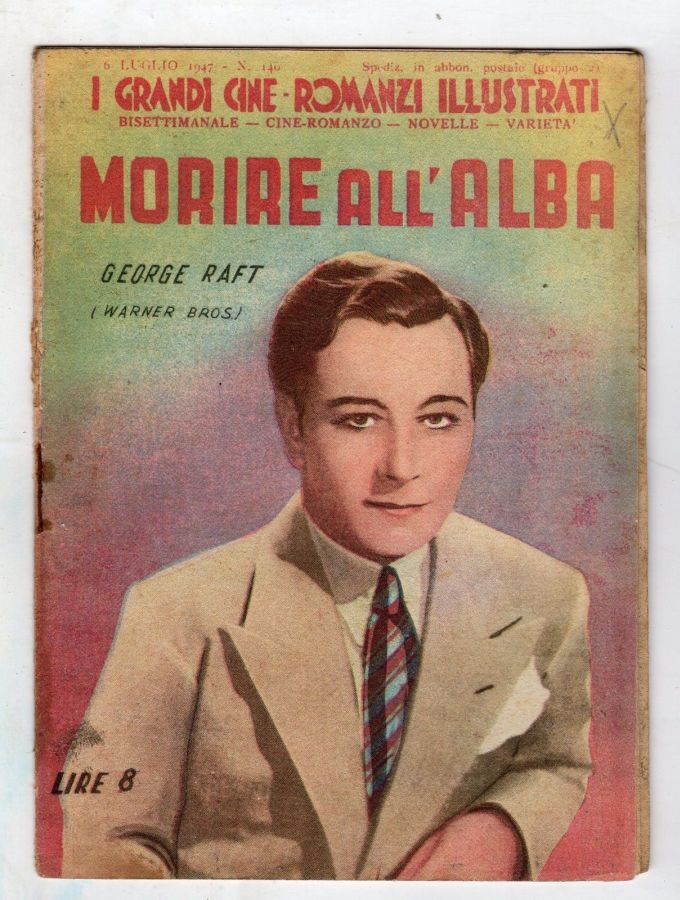 GRANDI CINE-ROMANZI ILLUSTRATI | I magazine side cover Issue 140 6 July 1947