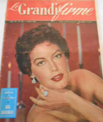 GRANDI FIRME|LE (1950s) magazine side cover Issue 234 4 April 1954