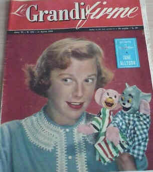 GRANDI FIRME|LE (1950s) magazine side cover Issue 235 11 April 1954
