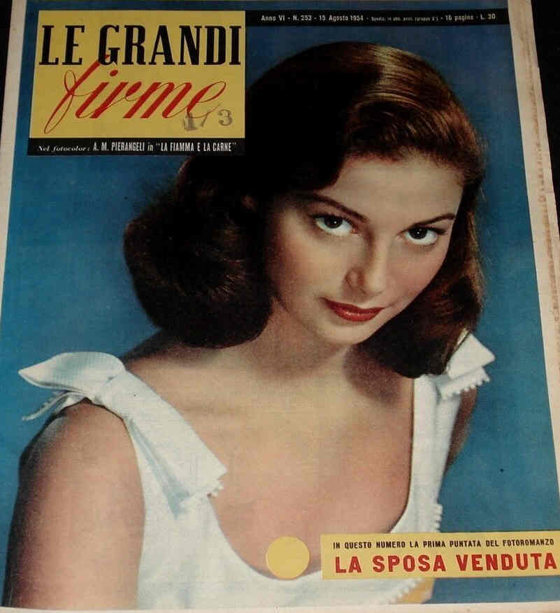 GRANDI FIRME|LE (1950s) magazine side cover Issue 253 15 August 1954
