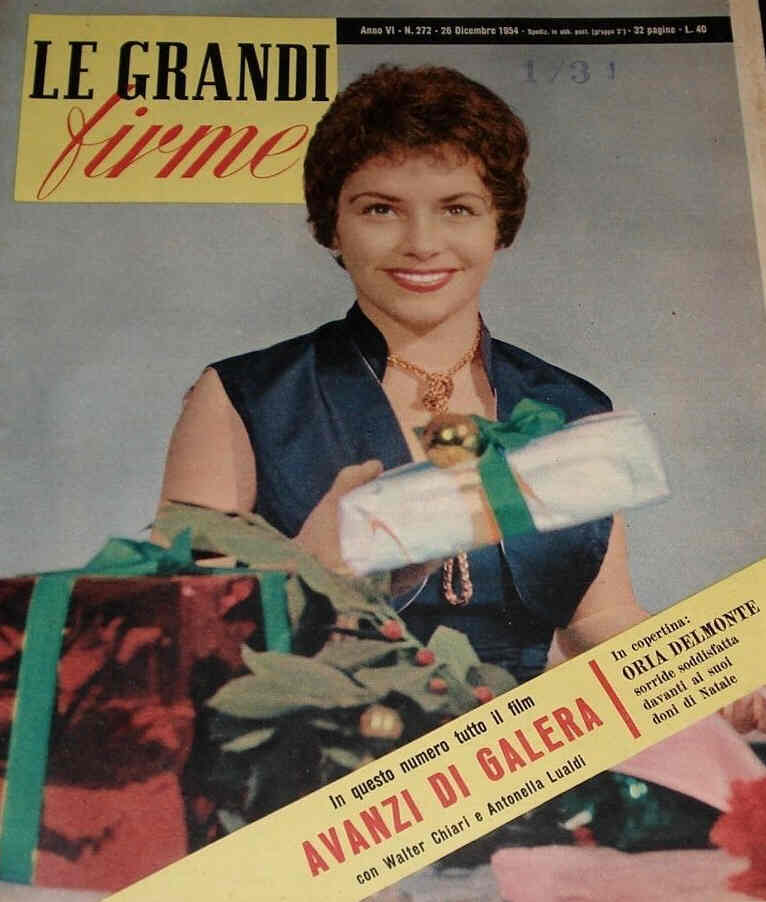 GRANDI FIRME|LE (1950s) magazine side cover Issue 272 26 December 1954