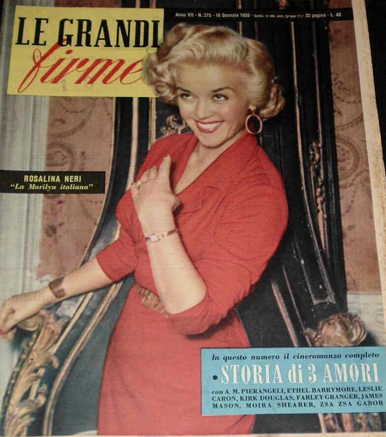 GRANDI FIRME|LE (1950s) magazine side cover Issue 275 16 January 1955