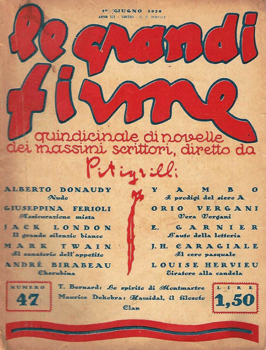 GRANDI FIRME | LE magazine side cover Issue 47 1 June 1926