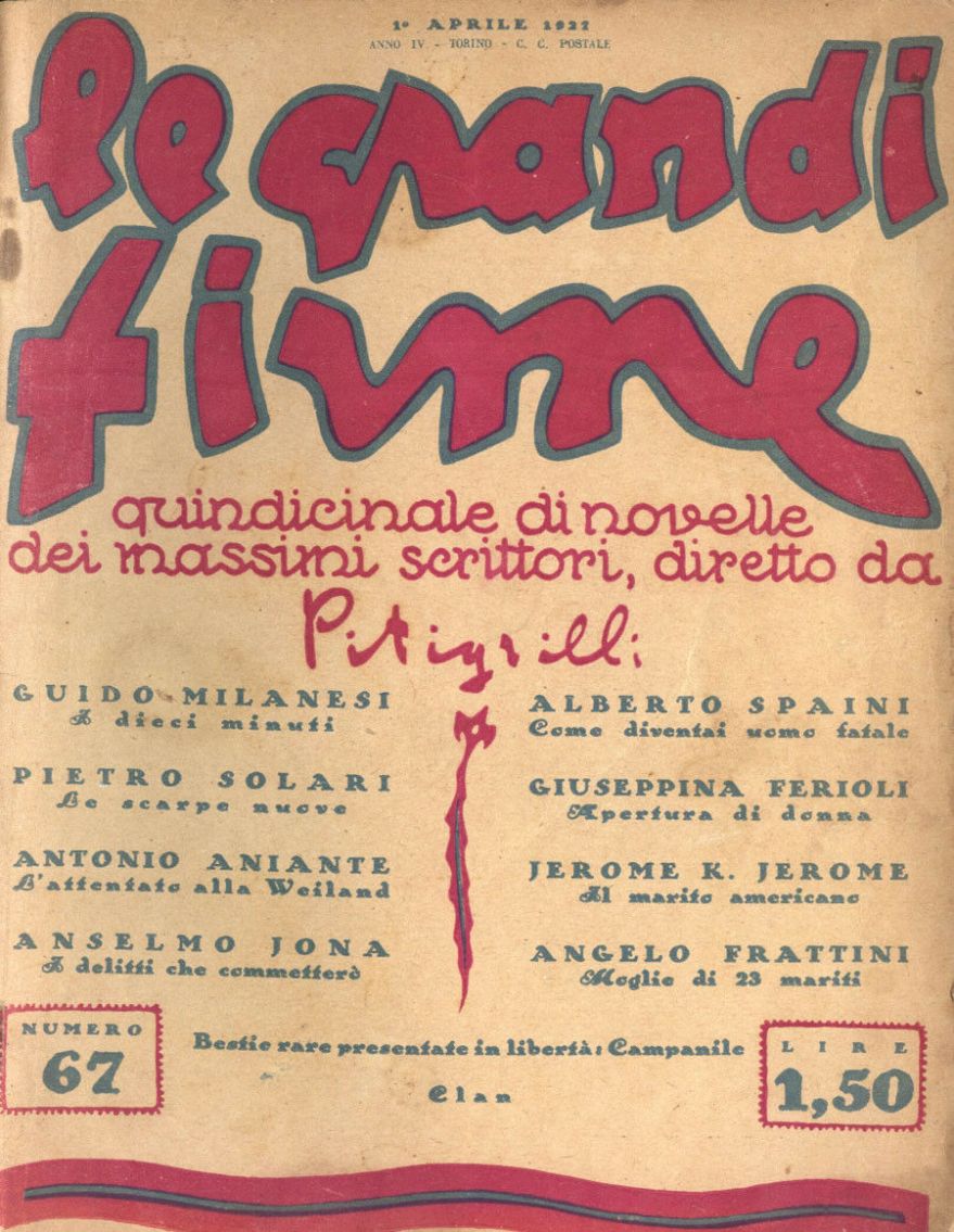 GRANDI FIRME | LE magazine side cover Issue 67 1 April 1927