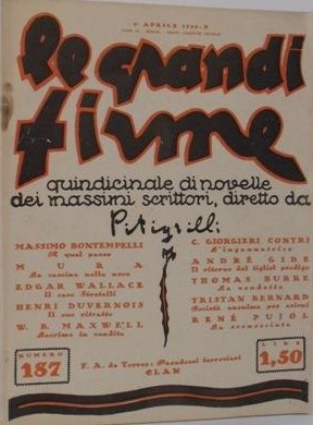 GRANDI FIRME | LE magazine side cover Issue 187  April 1932