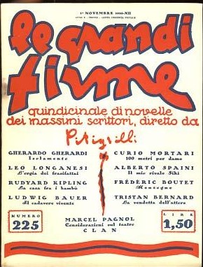 GRANDI FIRME | LE magazine side cover Issue 225 1 November 1933