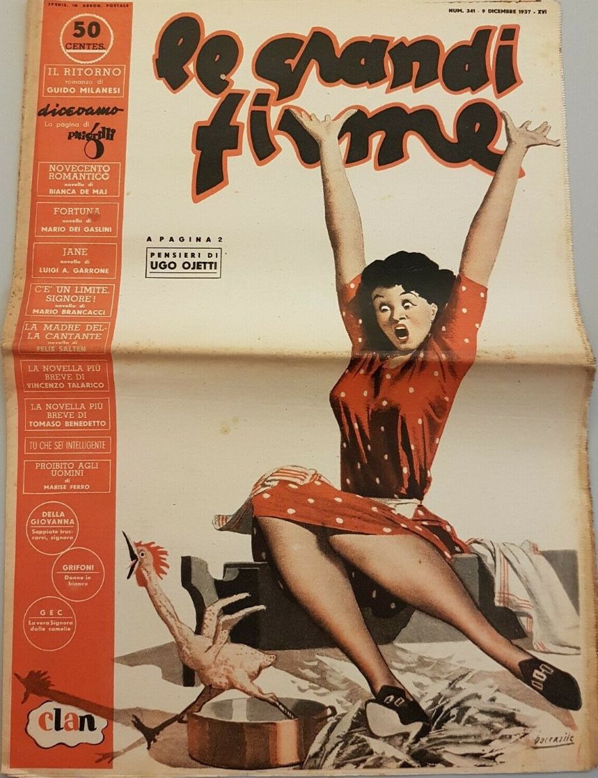 GRANDI FIRME | LE magazine side cover Issue 341 9 December 1937