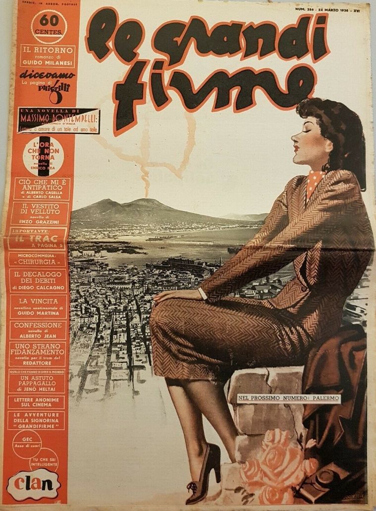 GRANDI FIRME | LE magazine side cover Issue 356 24 March 1938