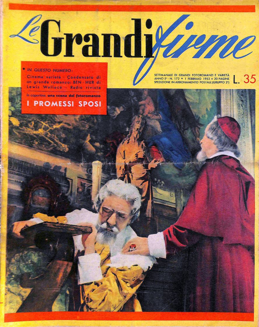 GRANDI FIRME|LE (1950s) magazine side cover Issue 172 1 February 1953