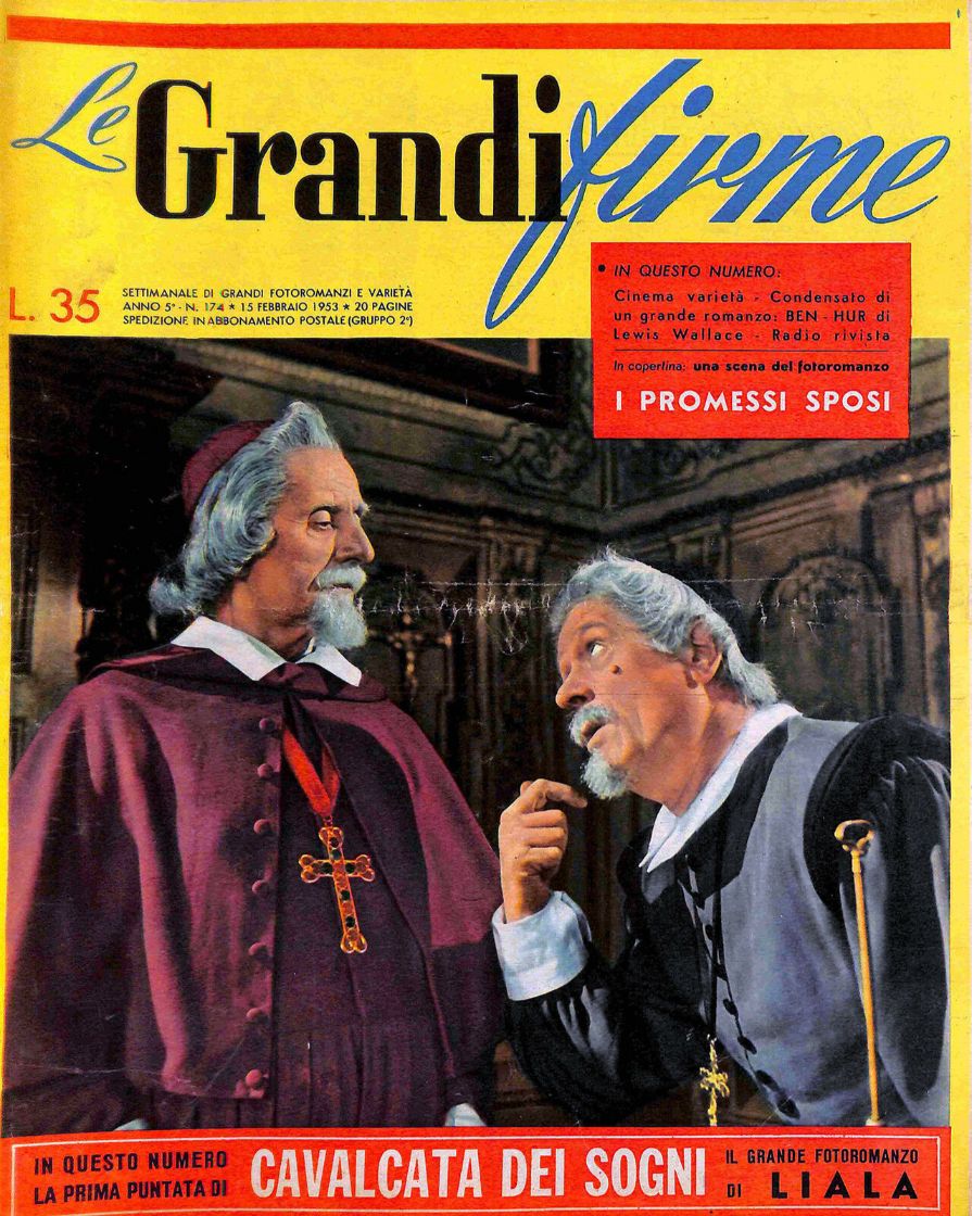 GRANDI FIRME|LE (1950s) magazine side cover Issue 174 15 February 1953
