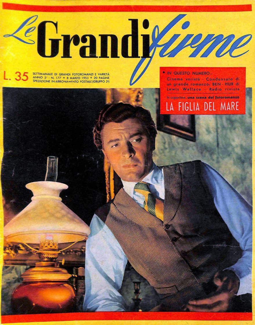 GRANDI FIRME|LE (1950s) magazine side cover Issue 177 8 March 1953