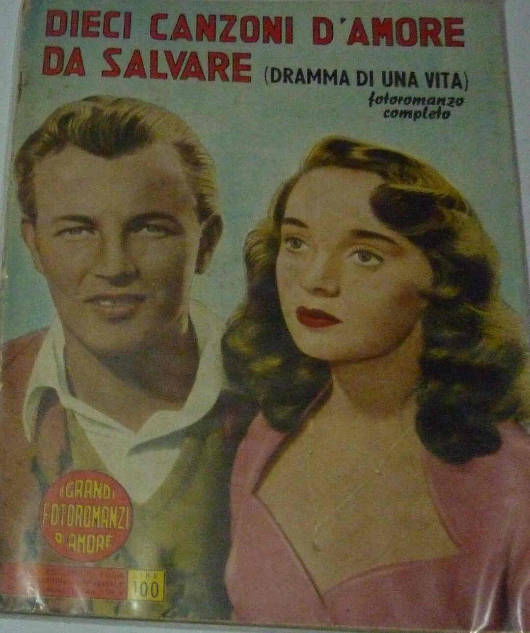 GRANDI FOTOROMANZI D AMORE | I magazine side cover Issue 31  1954