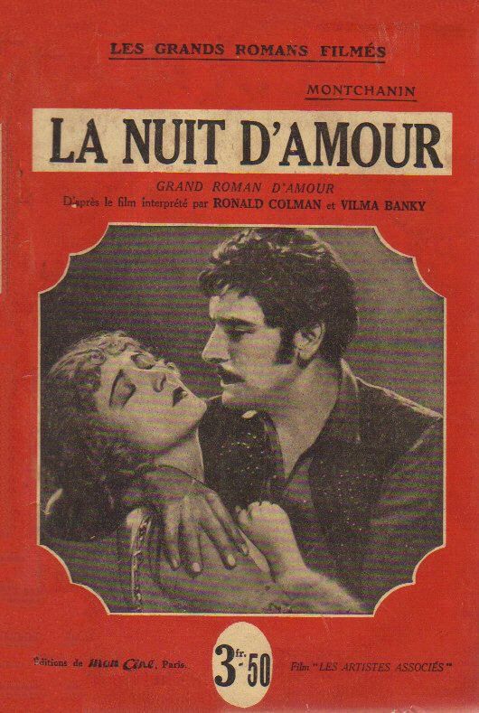 GRANDS ROMANS FILMES | LES magazine side cover   1928
