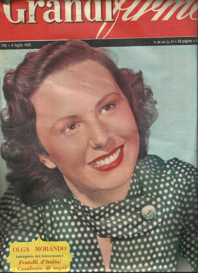 GRANDI FIRME|LE (1950s) magazine side cover Issue 195 5 July 1953