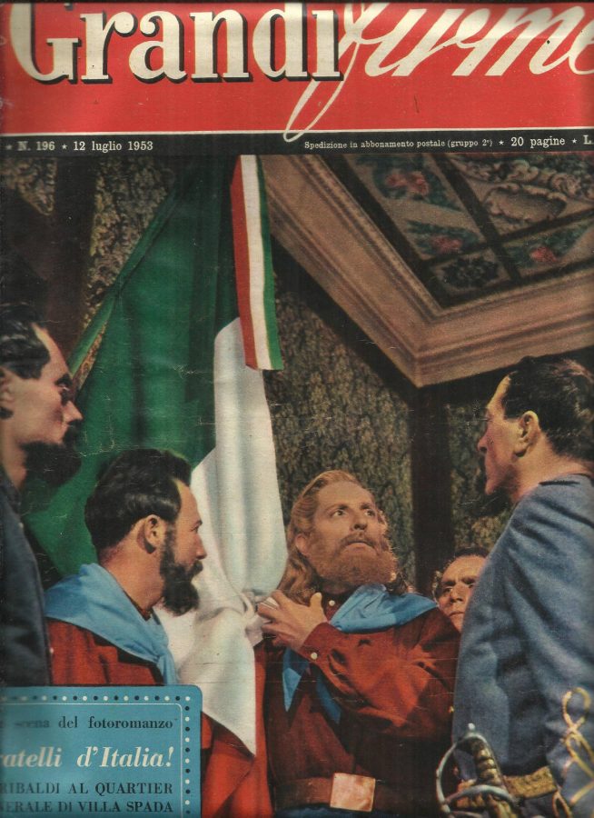 GRANDI FIRME|LE (1950s) magazine side cover Issue 196 12 July 1953