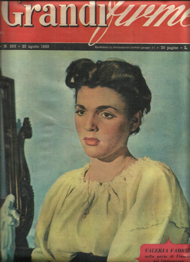 GRANDI FIRME|LE (1950s) magazine side cover Issue 202 23 August 1953