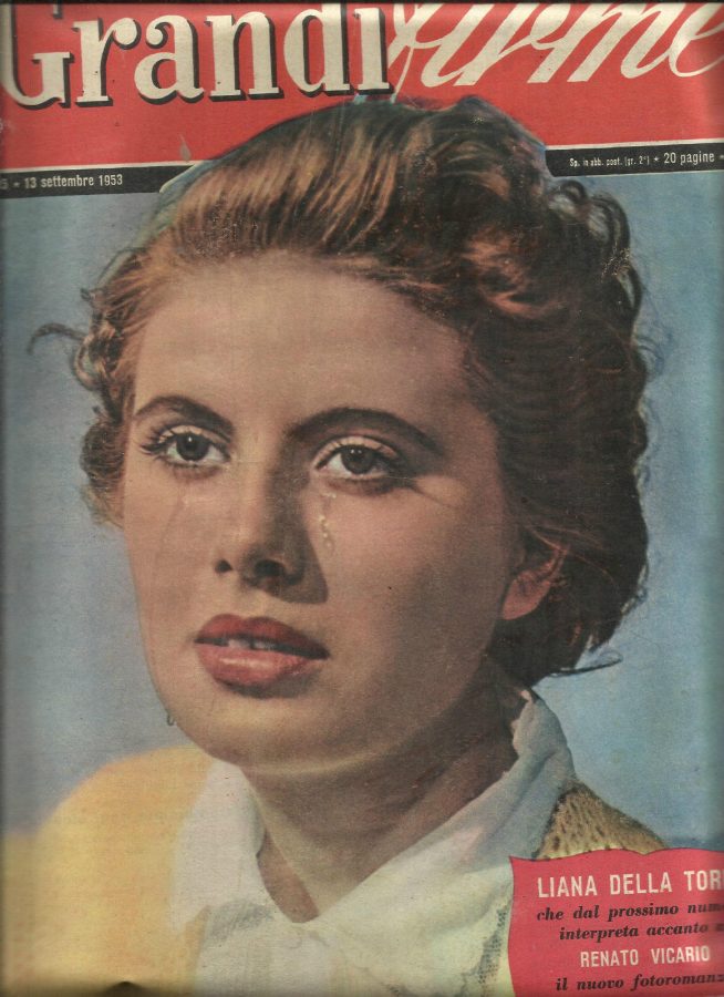 GRANDI FIRME|LE (1950s) magazine side cover Issue 205 13 September 1953