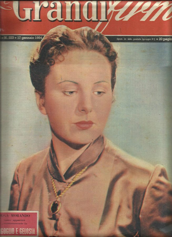 GRANDI FIRME|LE (1950s) magazine side cover Issue 223 17 January 1954