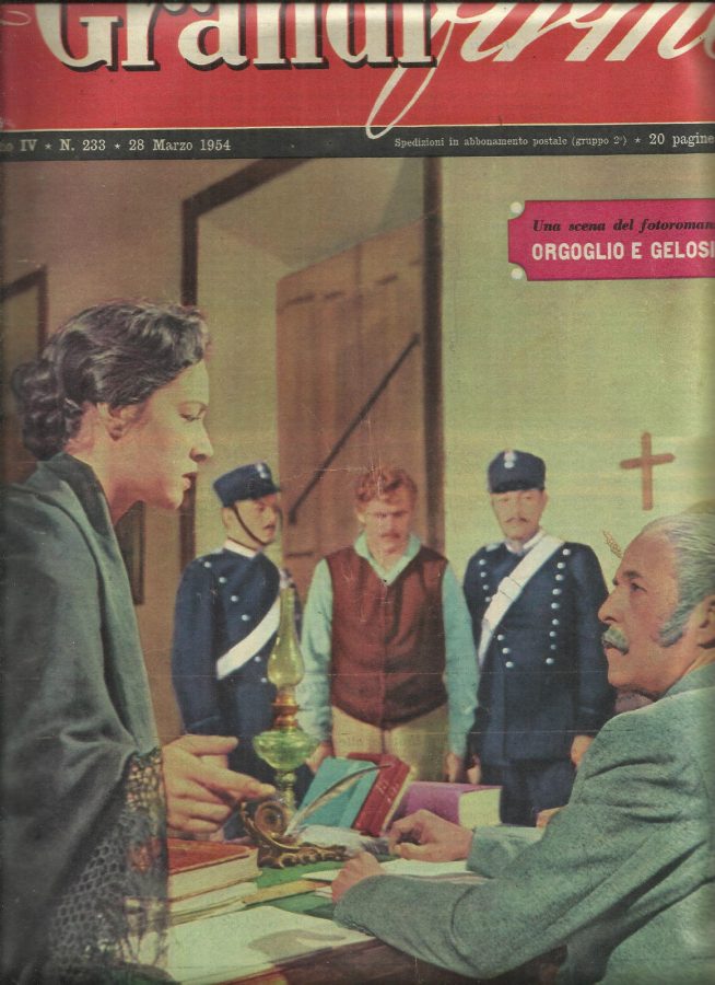 GRANDI FIRME|LE (1950s) magazine side cover Issue 233 28 March 1954