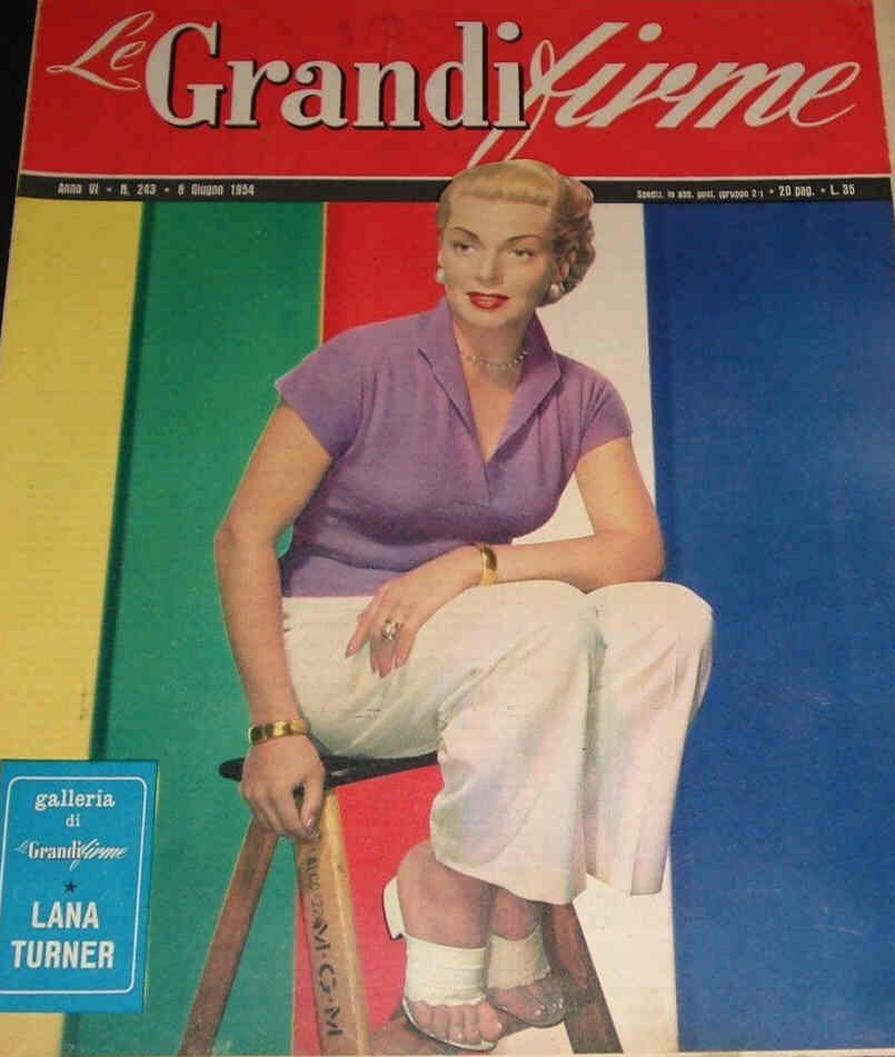 GRANDI FIRME|LE (1950s) magazine side cover Issue 243 6 June 1954