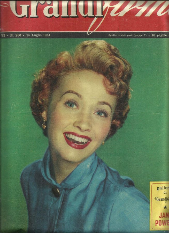 GRANDI FIRME|LE (1950s) magazine side cover Issue 250 25 July 1954