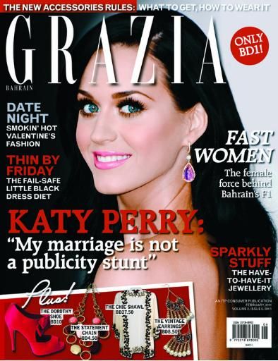 GRAZIA BAHRAIN magazine side cover  December 2010