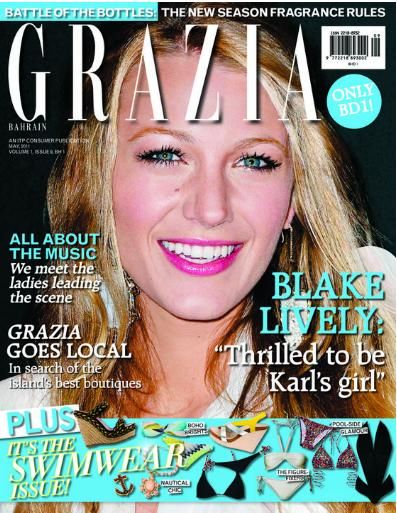 GRAZIA BAHRAIN magazine side cover  May 2011