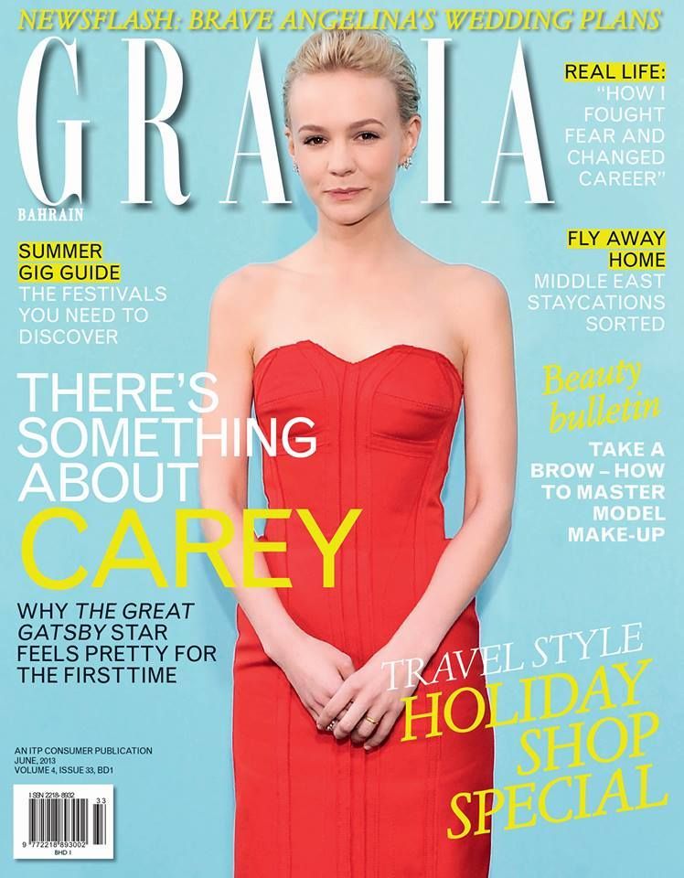 GRAZIA BAHRAIN magazine side cover  June 2013