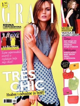 GRAZIA BOSNIA AND HERZEGOVINA magazine side cover  July 2012