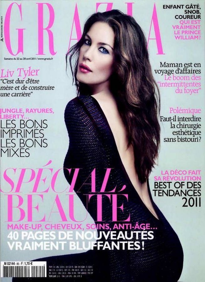 GRAZIA FRANCE magazine side cover 22 April 2011