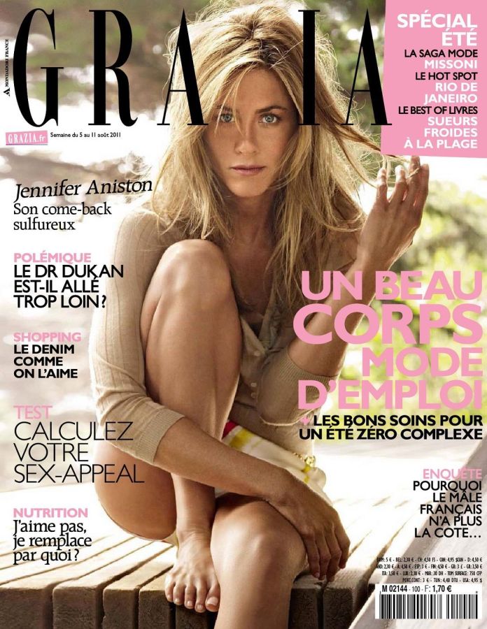 GRAZIA FRANCE magazine side cover 5 August 2011