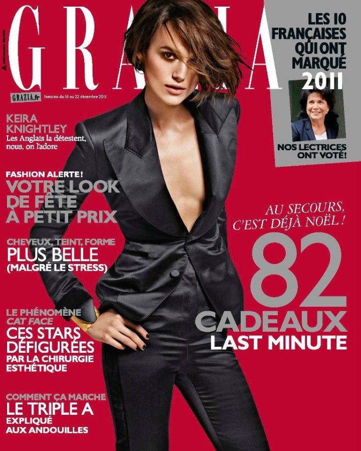 GRAZIA FRANCE magazine side cover 16 December 2011