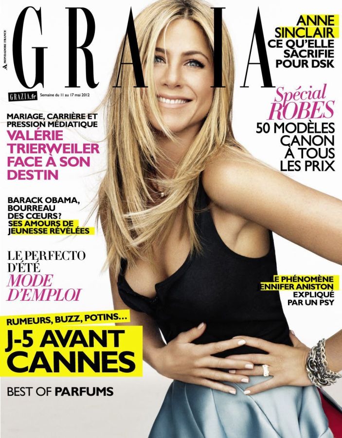 GRAZIA FRANCE magazine side cover 11 May 2012