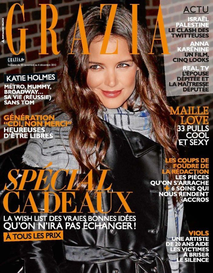 GRAZIA FRANCE magazine side cover 30 November 2012