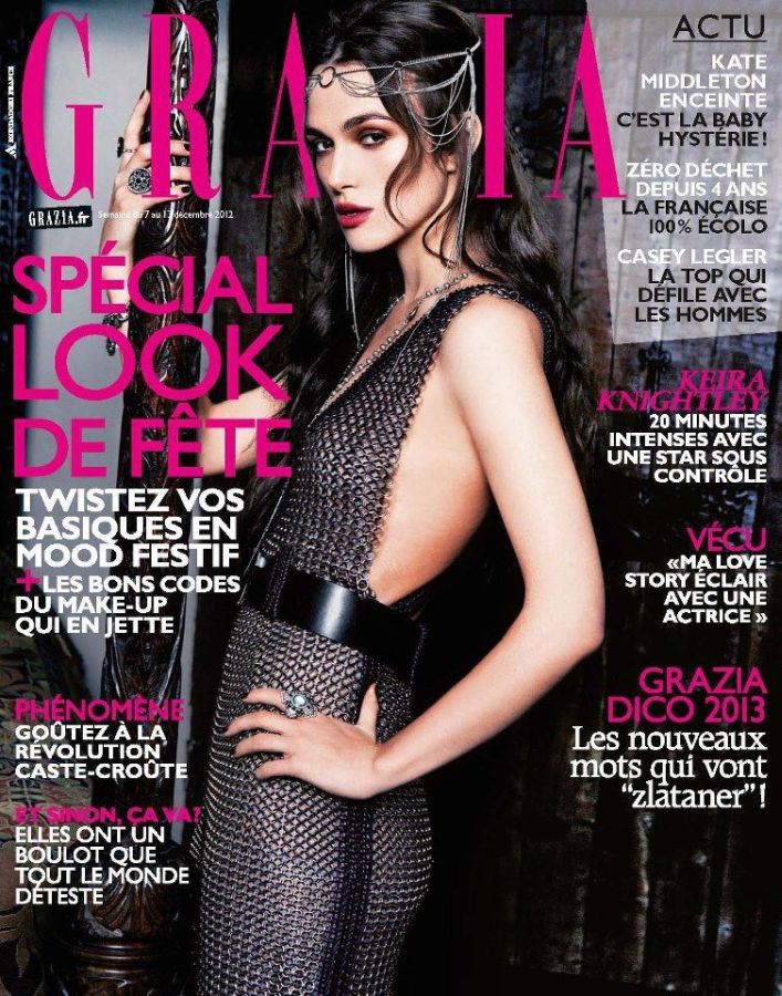 GRAZIA FRANCE magazine side cover 7 December 2012