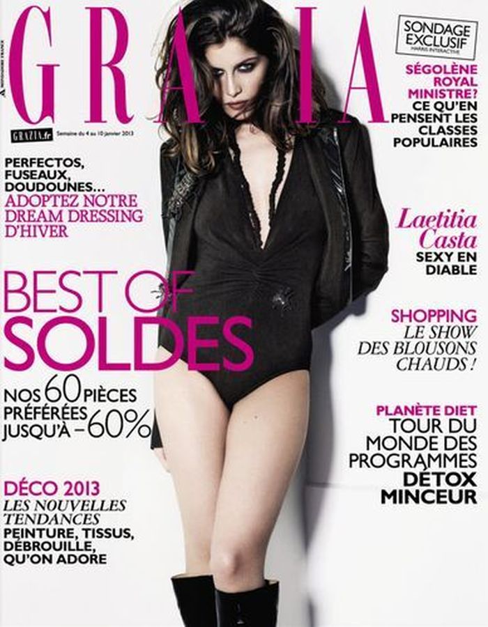 GRAZIA FRANCE magazine side cover 4 January 2013