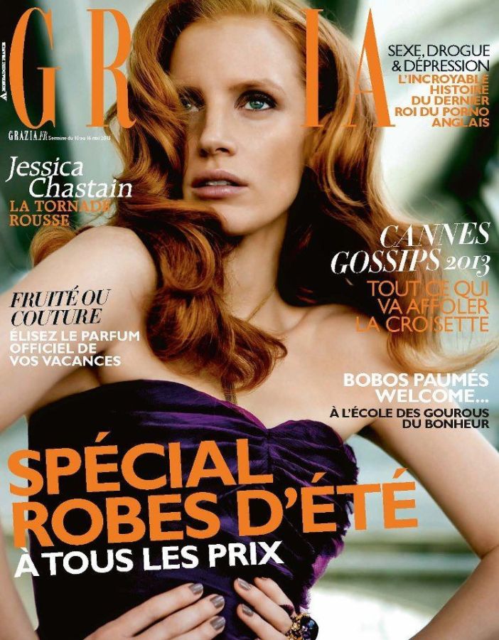 GRAZIA FRANCE magazine side cover 10 May 2013