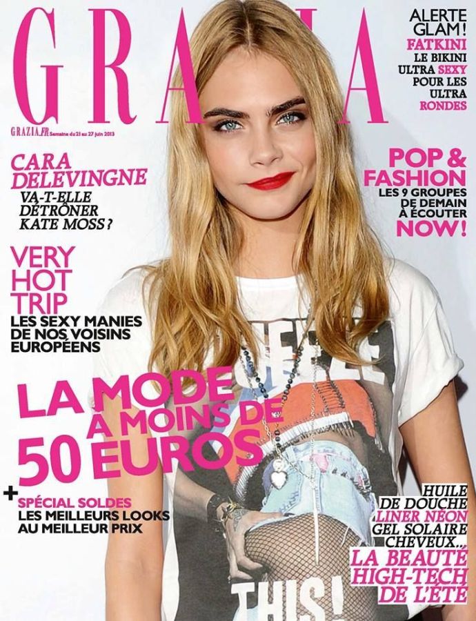 GRAZIA FRANCE magazine side cover 21 June 2013