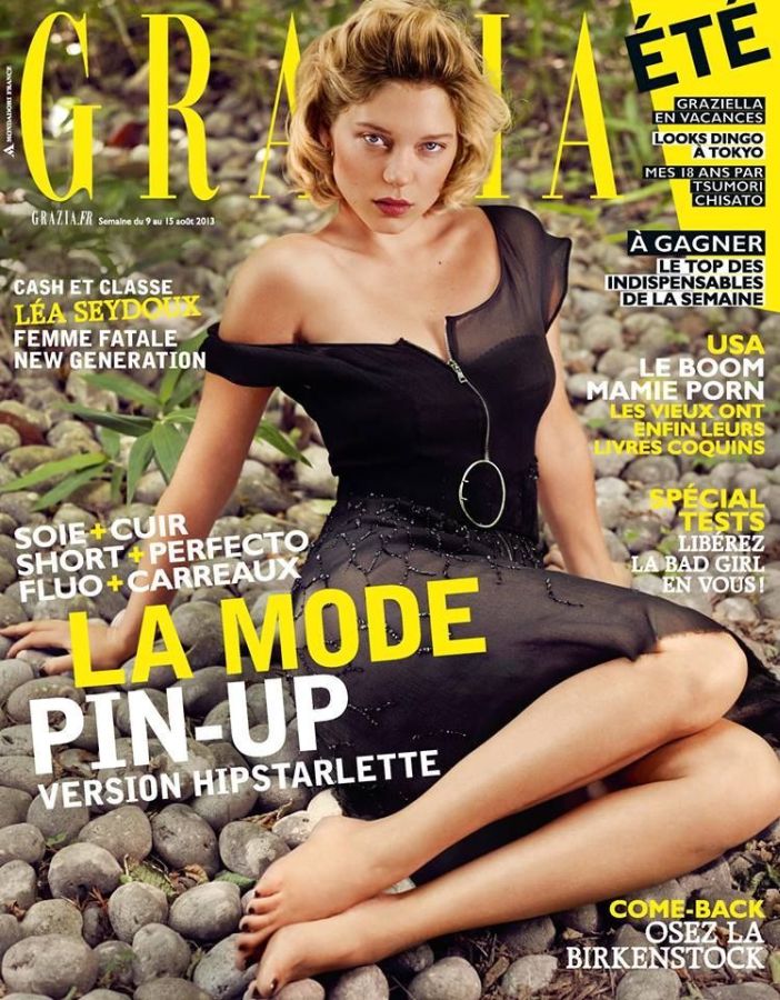 GRAZIA FRANCE magazine side cover 9 August 2013