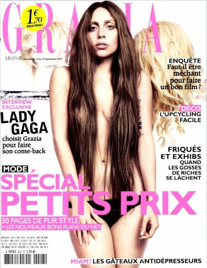 GRAZIA FRANCE magazine side cover 13 September 2013
