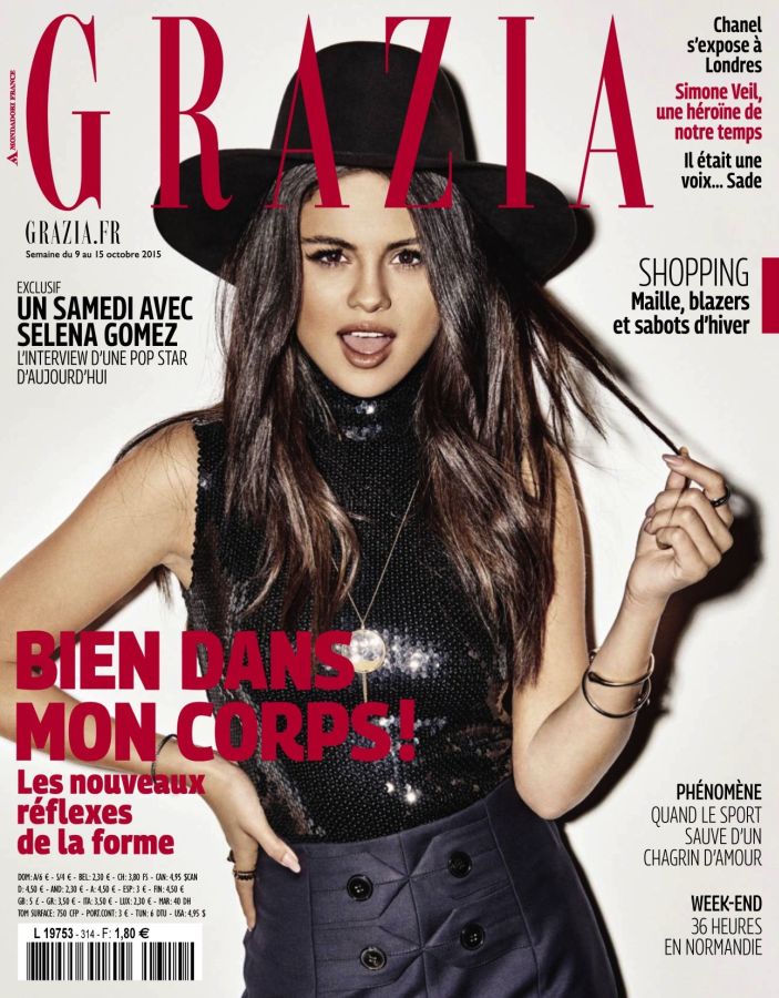 GRAZIA FRANCE magazine side cover 9 October 2015