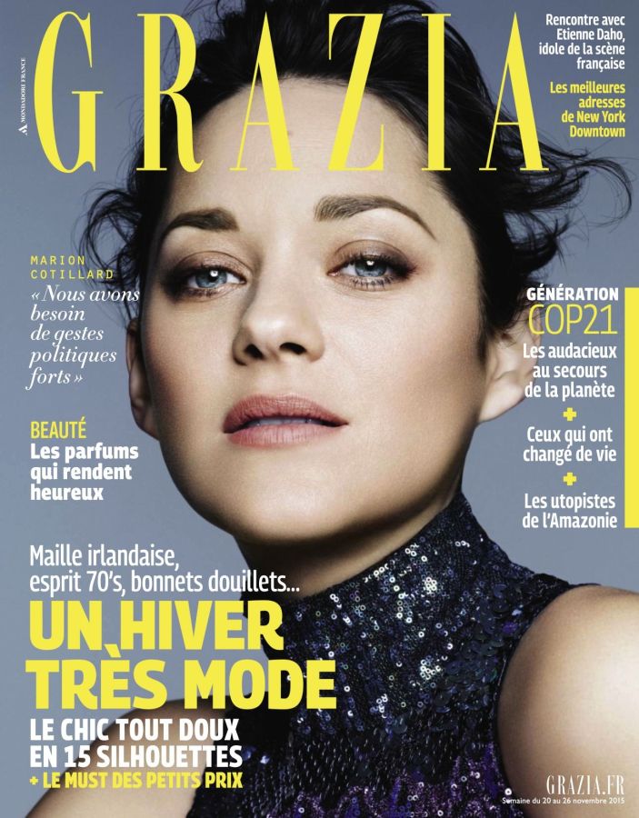 GRAZIA FRANCE magazine side cover 20 November 2015