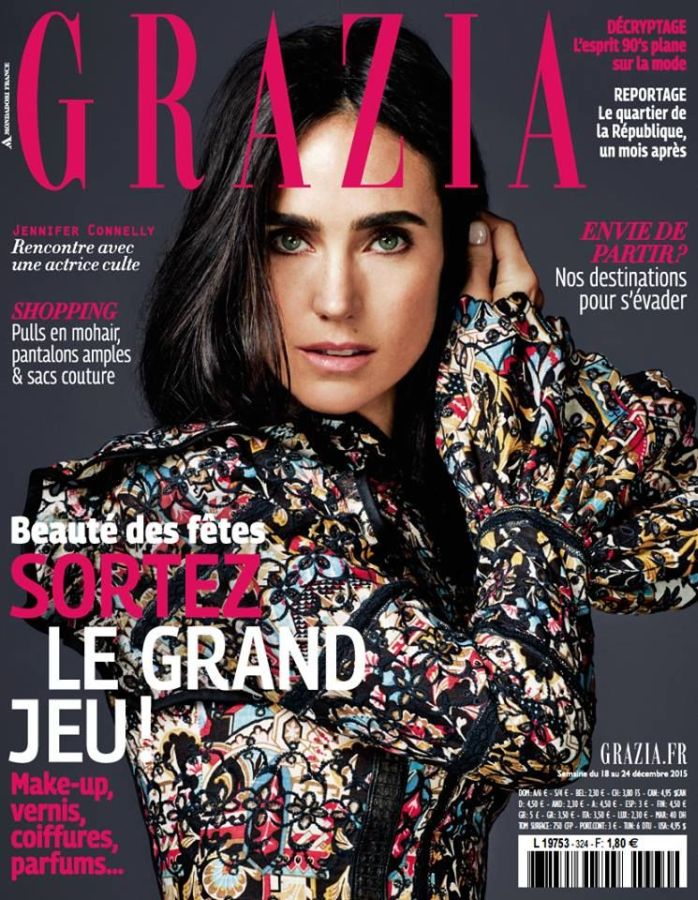 GRAZIA FRANCE magazine side cover 18 December 2015