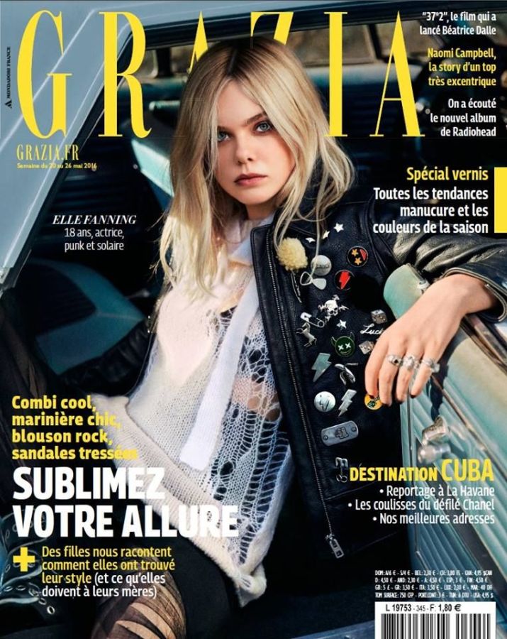 GRAZIA FRANCE magazine side cover 20 May 2016