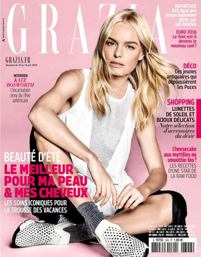GRAZIA FRANCE magazine side cover 6 October 2016