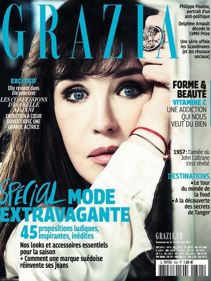 GRAZIA FRANCE magazine side cover 21 April 2017