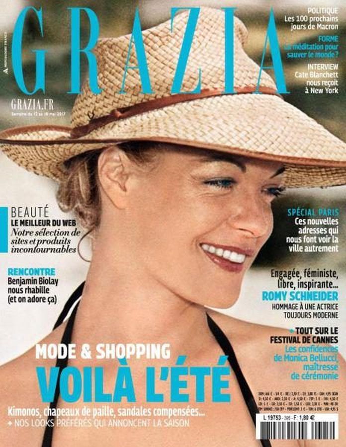 GRAZIA FRANCE magazine side cover 12 May 2017